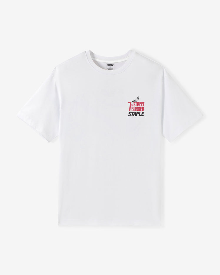 STAPLE X 7th Street Burger "Catch Me" Tee - Tee | Staple Pigeon