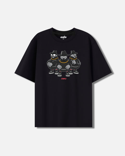 新品 MINEDENIM Putney Swope Poke Tee ブラック Run NYC Tee
