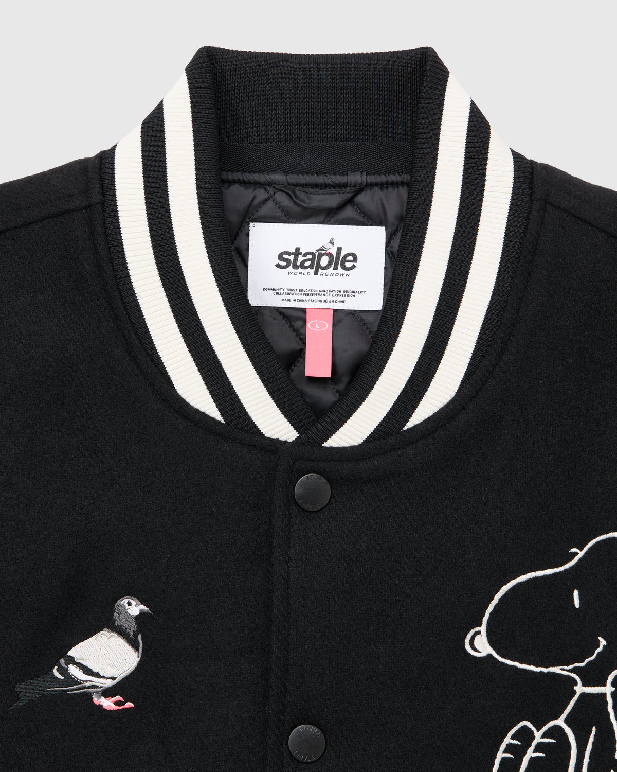 Staple x Peanuts Varsity Jacket - Jacket | Staple Pigeon