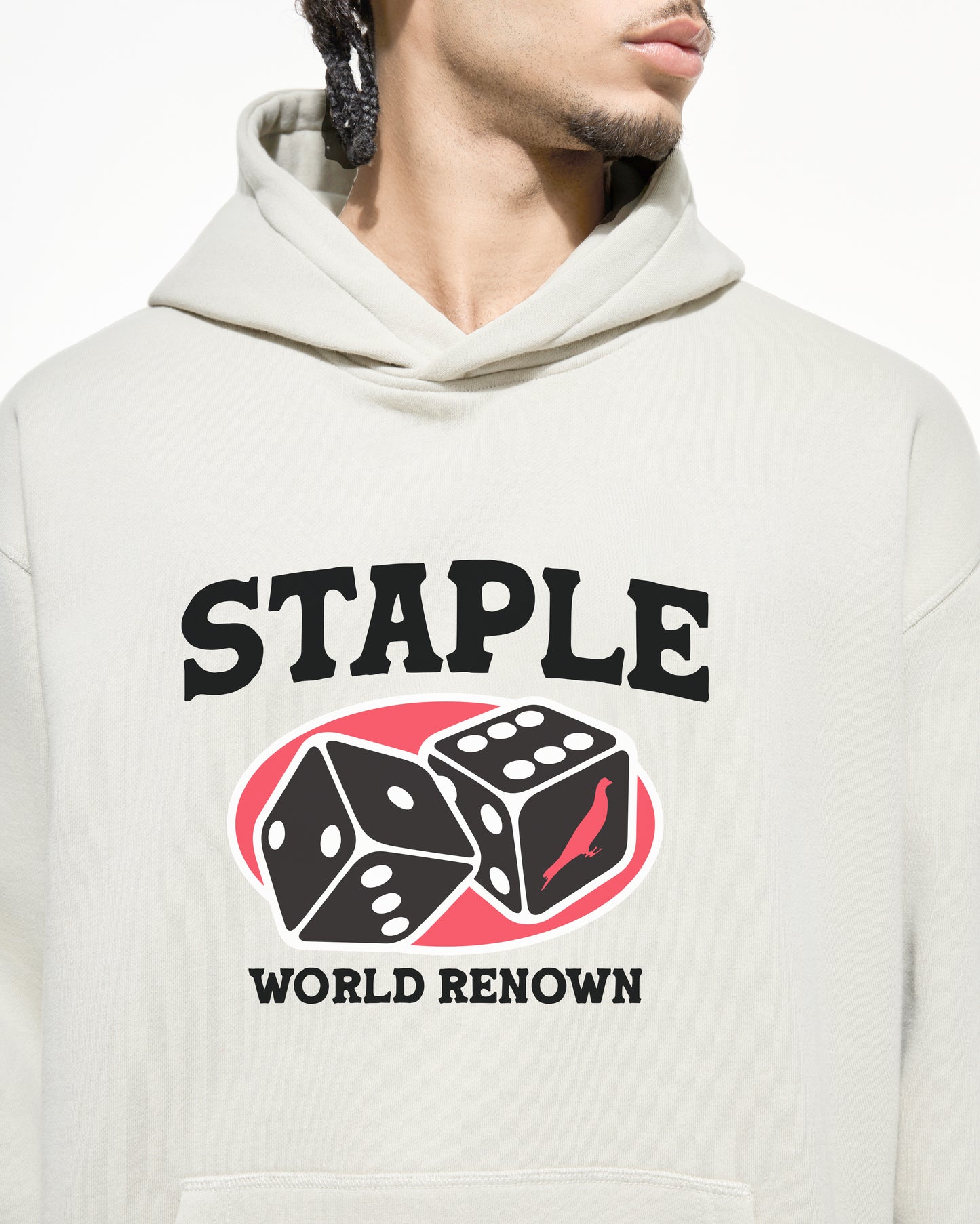 Dice Hoodie - Hoodie - Cream | Staple Pigeon