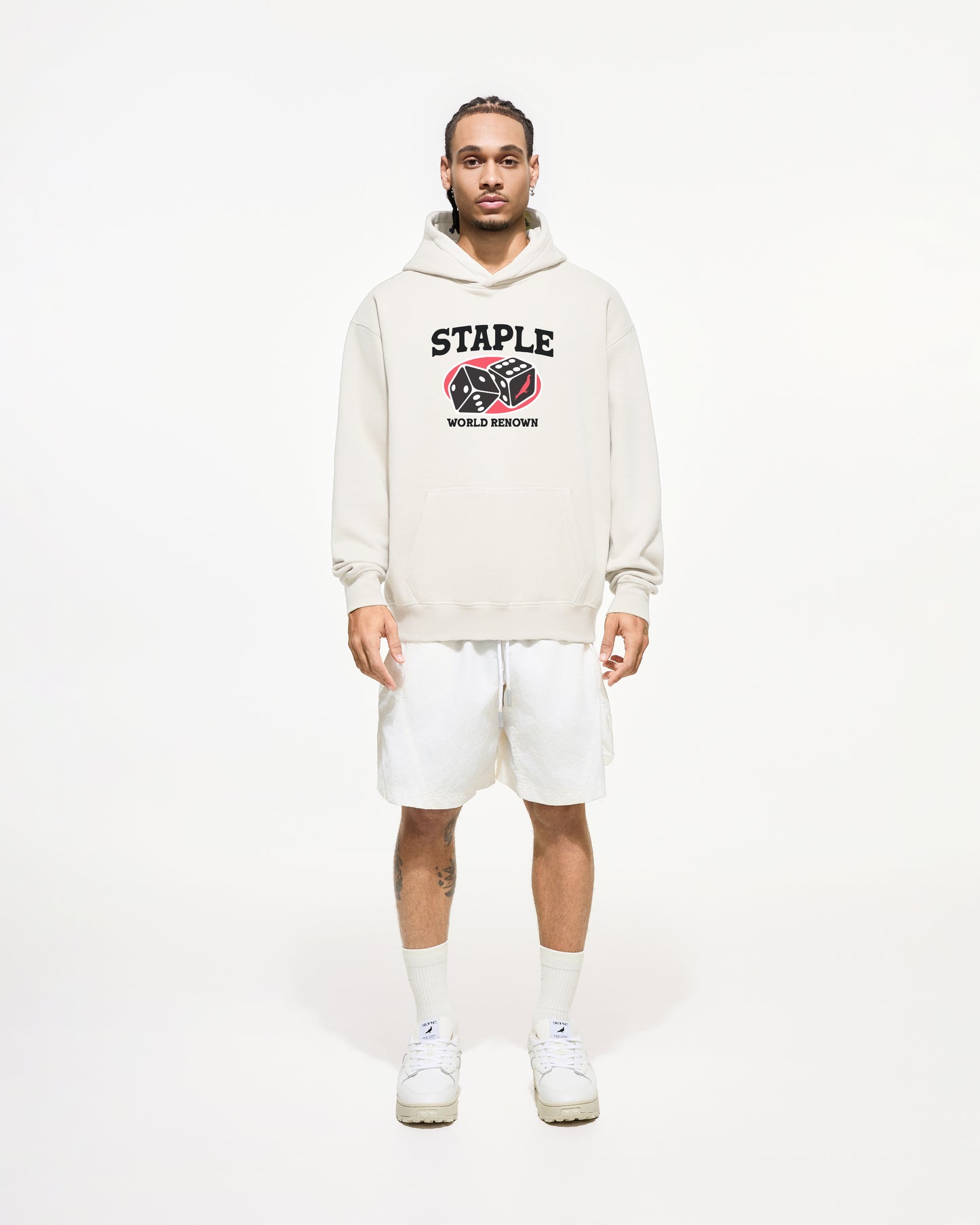 Dice Hoodie - Hoodie - Cream | Staple Pigeon