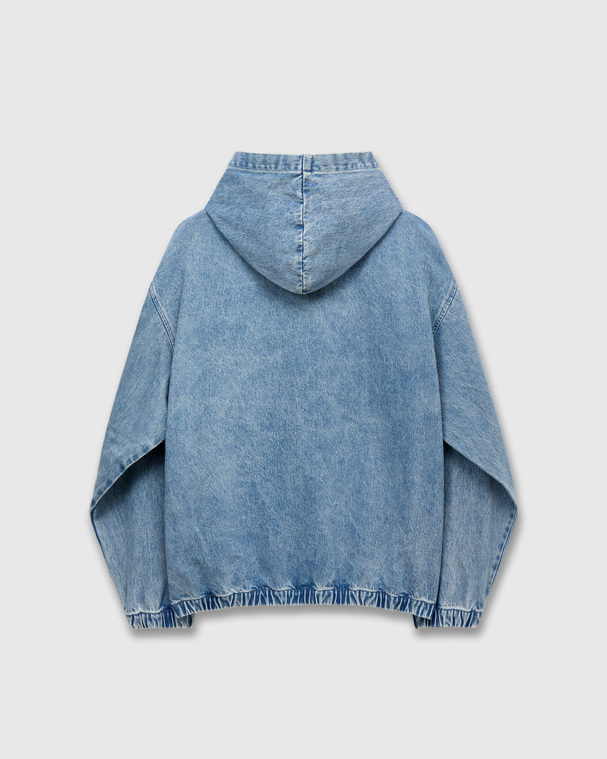 Denim Pigeon Zip Hoodie