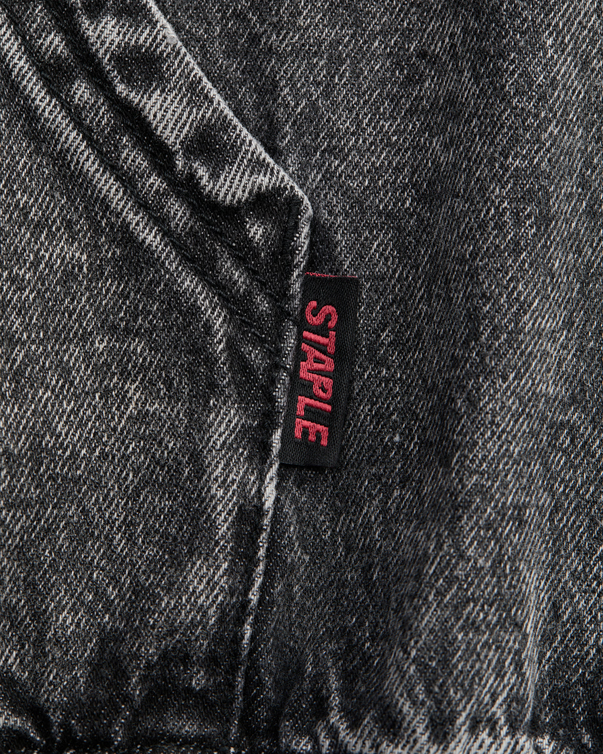 Denim Pigeon Zip Hoodie