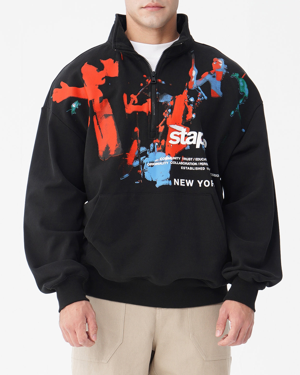 Barbican Quarter Zip - Crewneck | Staple Pigeon