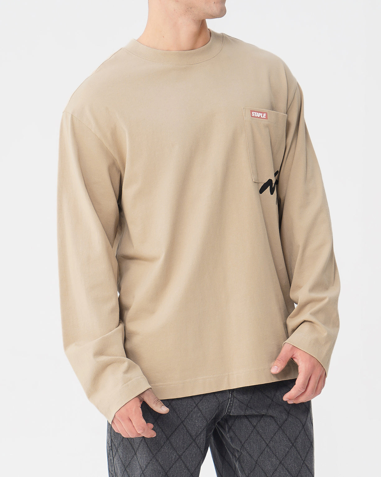 Seagram Pocket Tee - LS Tee | Staple Pigeon