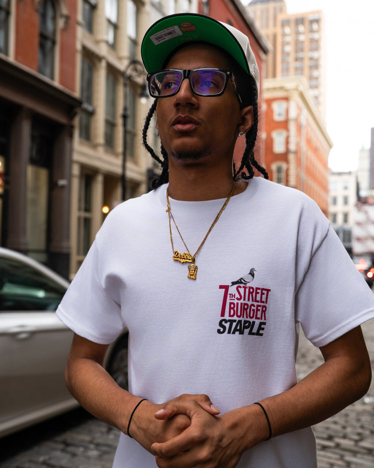 STAPLE X 7th Street Burger "Catch Me" Tee - Tee | Staple Pigeon