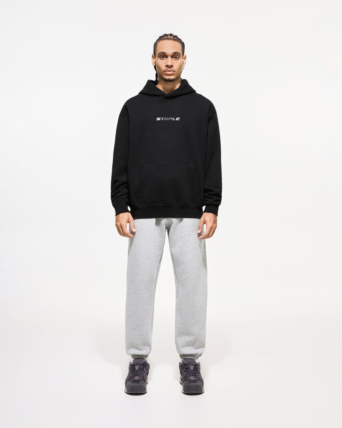 Metal Pigeon Hoodie - Hoodie - Black | Staple Pigeon