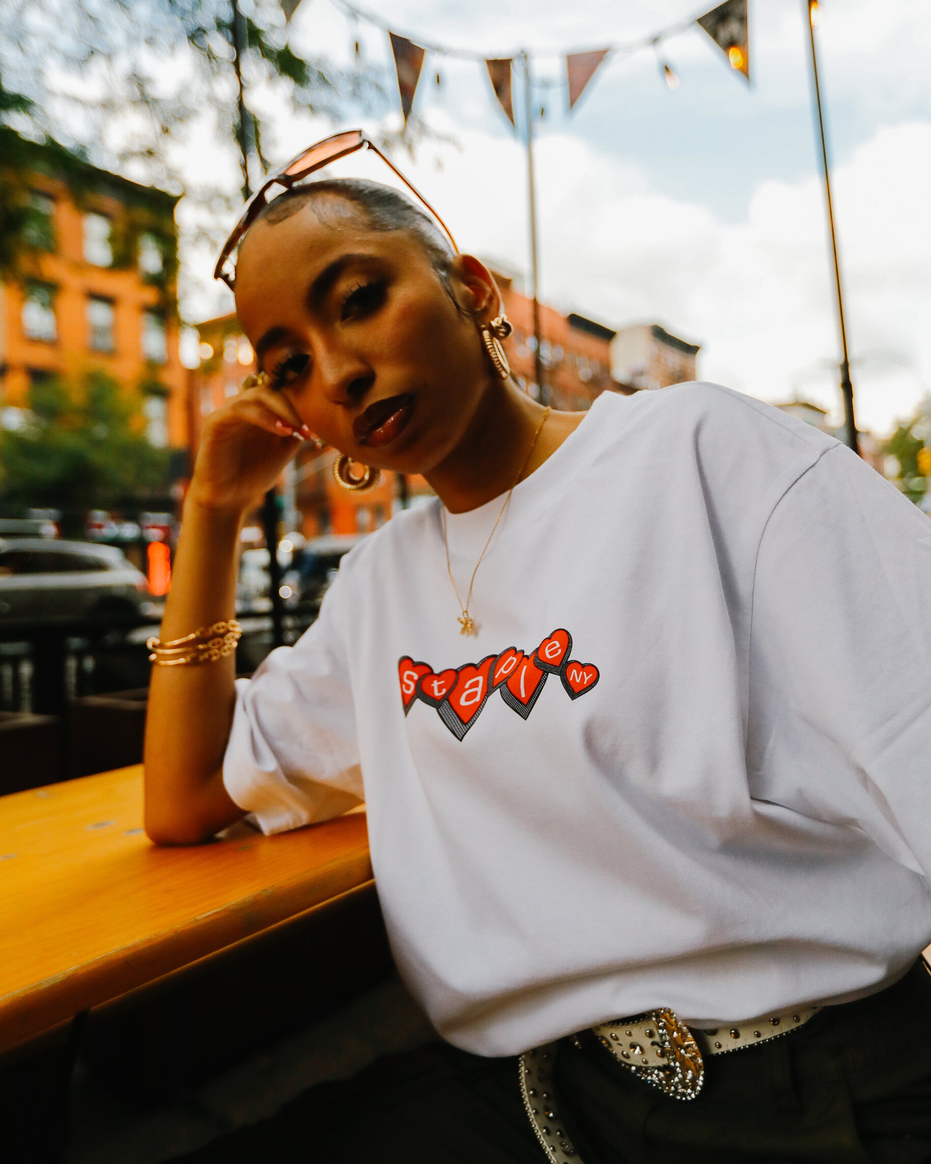 Hearts Tee - SS Tee | Staple Pigeon