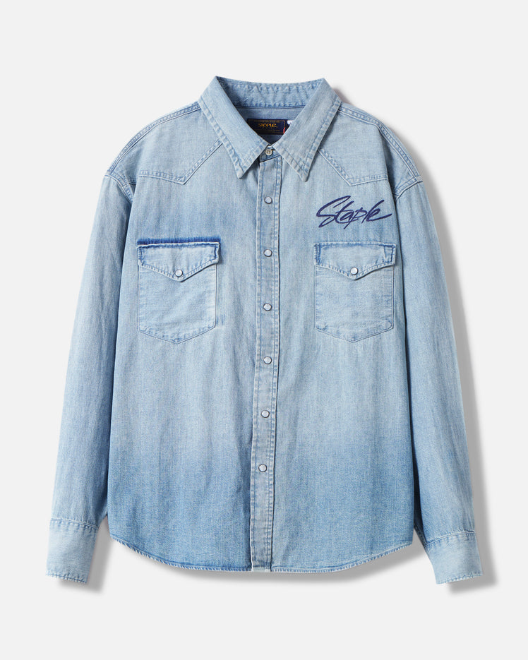 Moonrise Chambray Shirt - Woven | Staple Pigeon