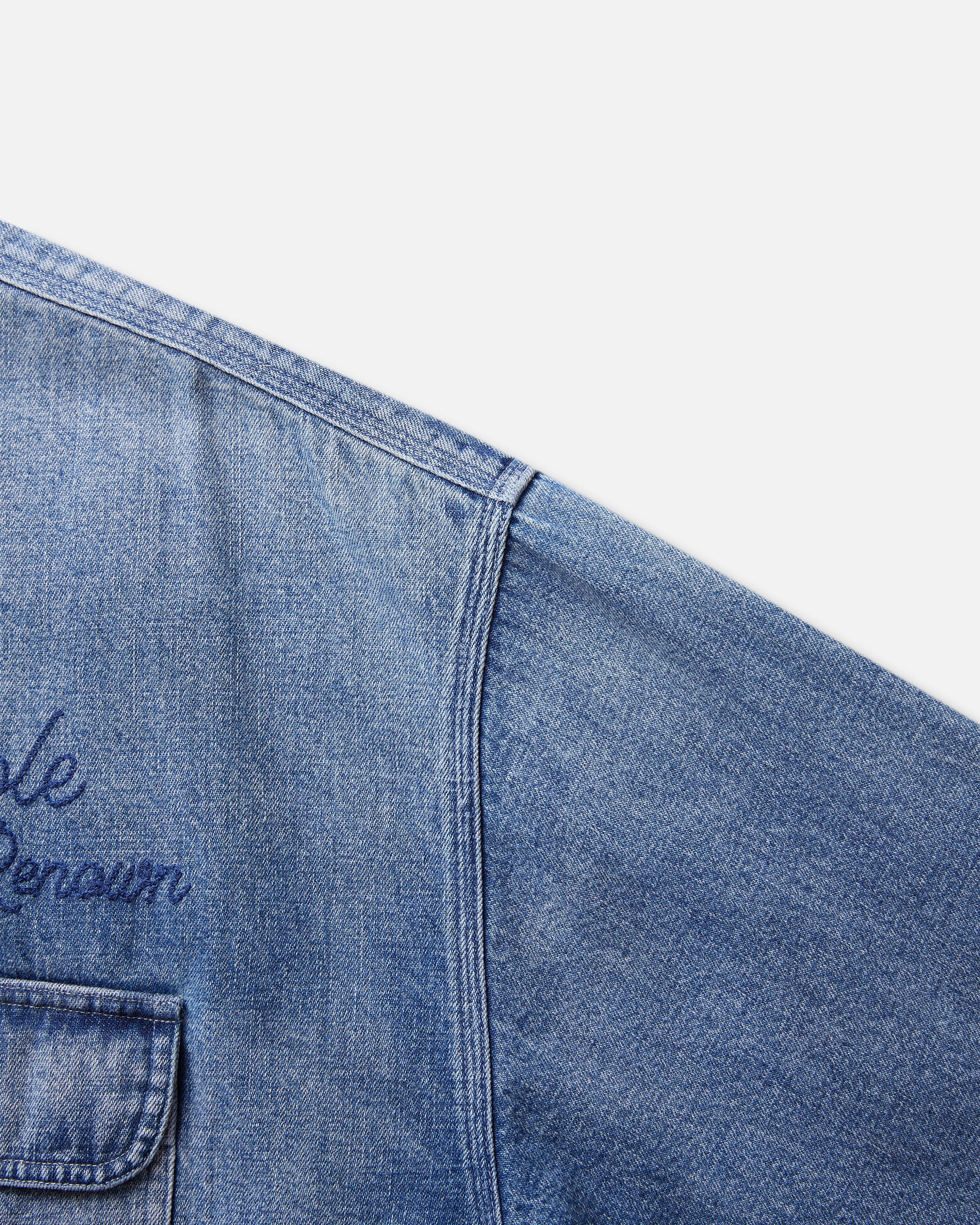 In Flight Denim Shirt - Woven Sht | Staple Pigeon