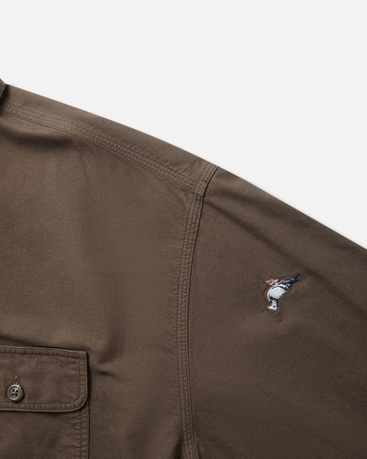 All Over Embroidered Pigeon Shirt - Woven | Staple Pigeon