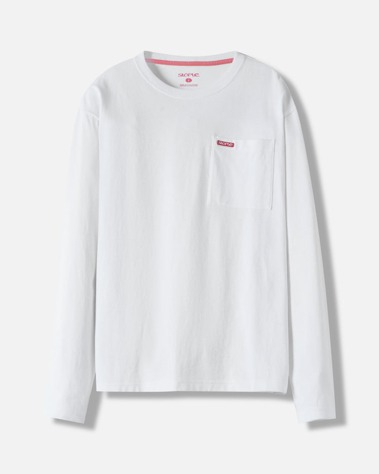 L/S Bar Logo Pkt Tee - Tee | Staple Pigeon