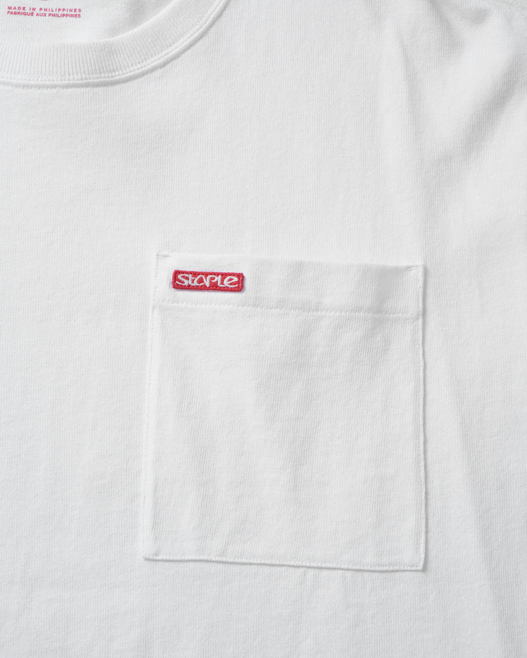 L/S Bar Logo Pkt Tee - Tee | Staple Pigeon