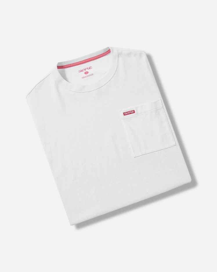 L/S Bar Logo Pkt Tee - Tee | Staple Pigeon