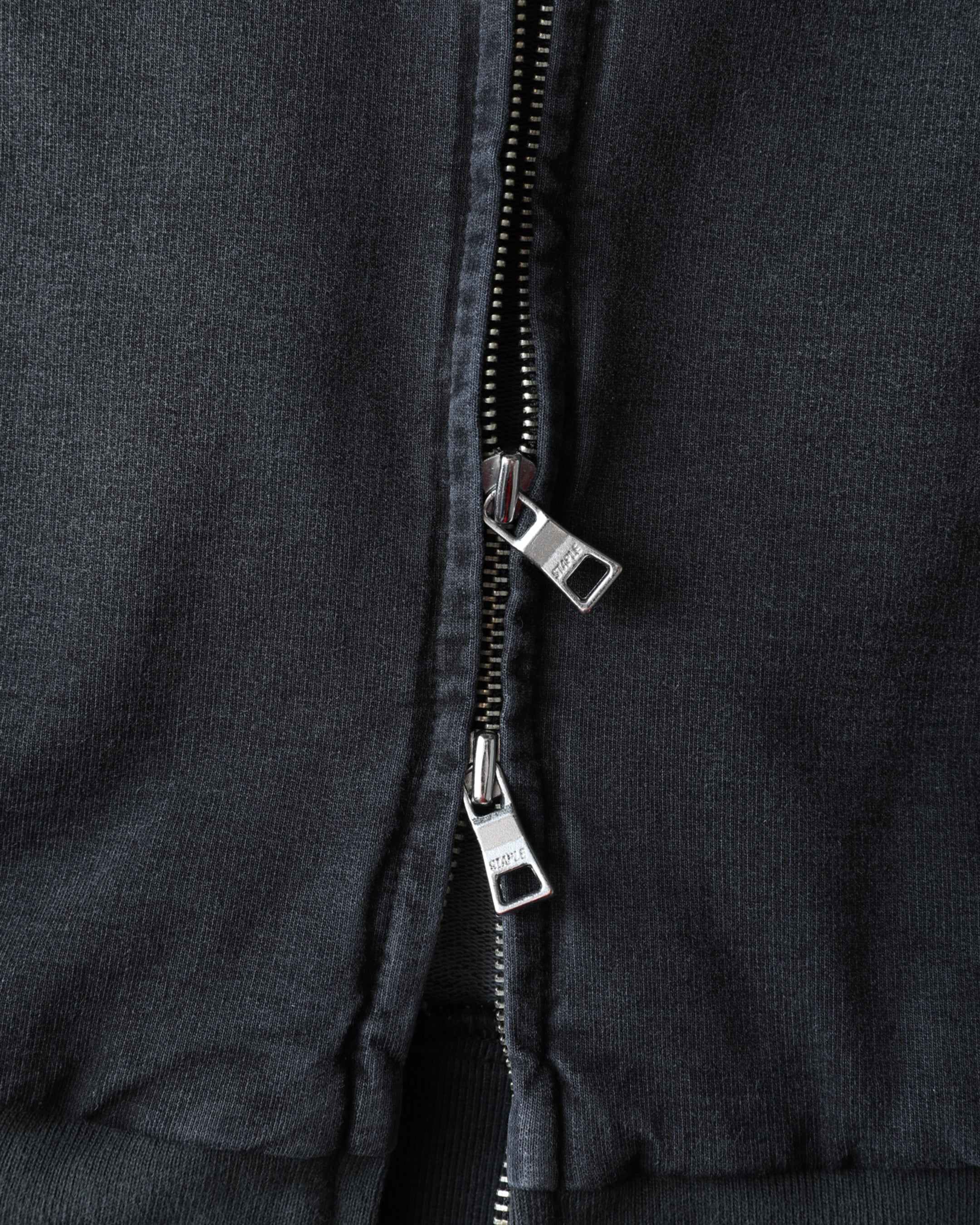 【philme】 damage zipper hoodieブラック サイズ1 black full zip hoodie – damage