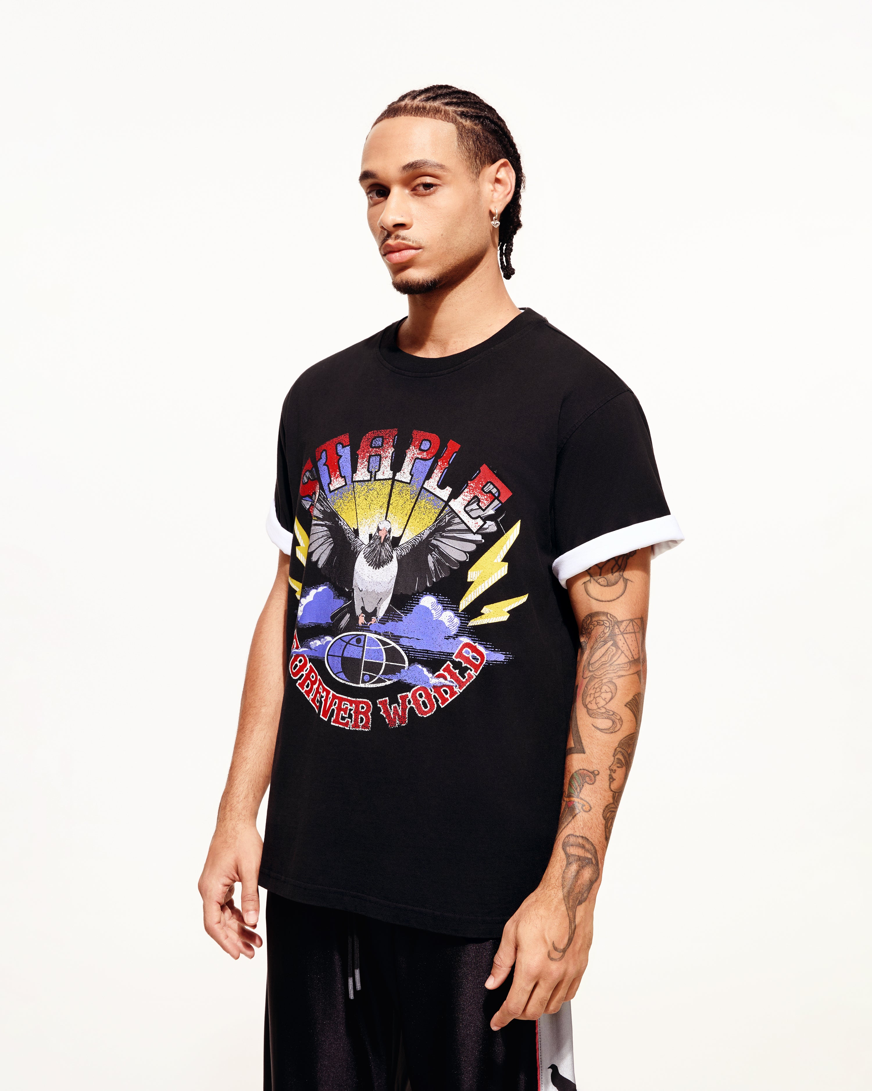 Forever World Tee - SS Tee | Staple Pigeon