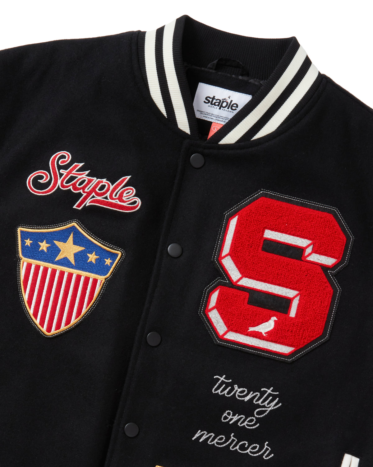 Flags Varsity Jacket - Jacket | Staple Pigeon