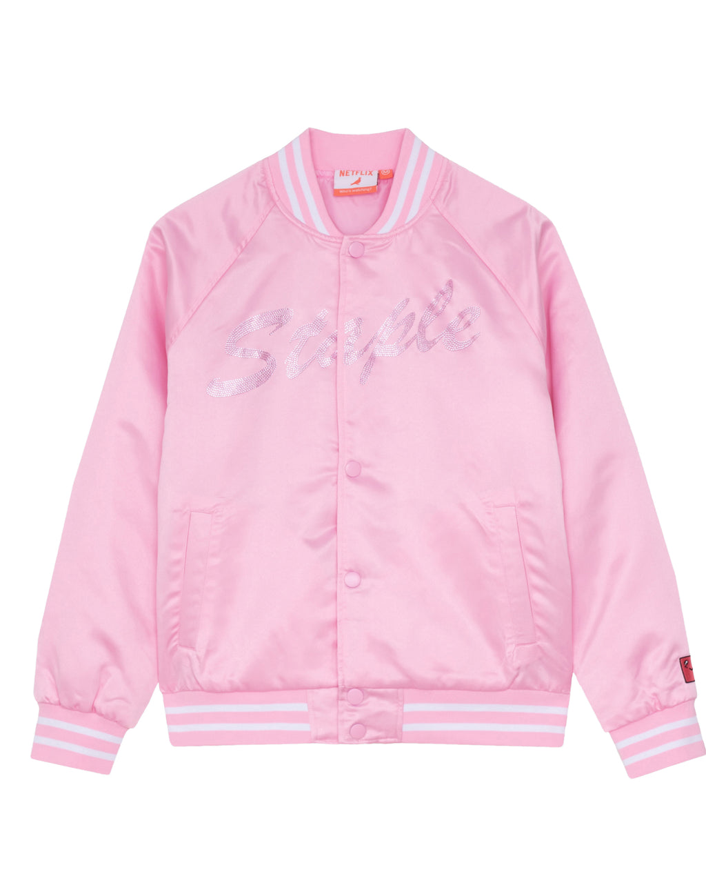 Staple x Netflix Satin Bomber Jacket