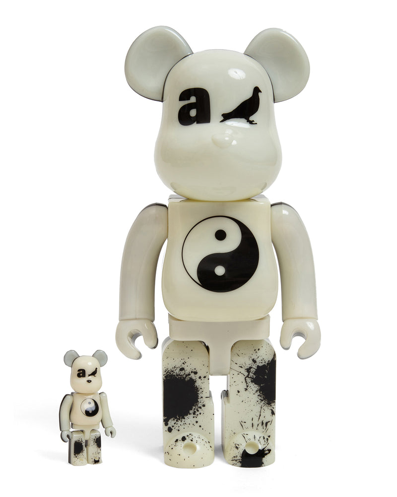 Staple x Atmos x Medicom Toy 400% and 100% Be@rbrick Set