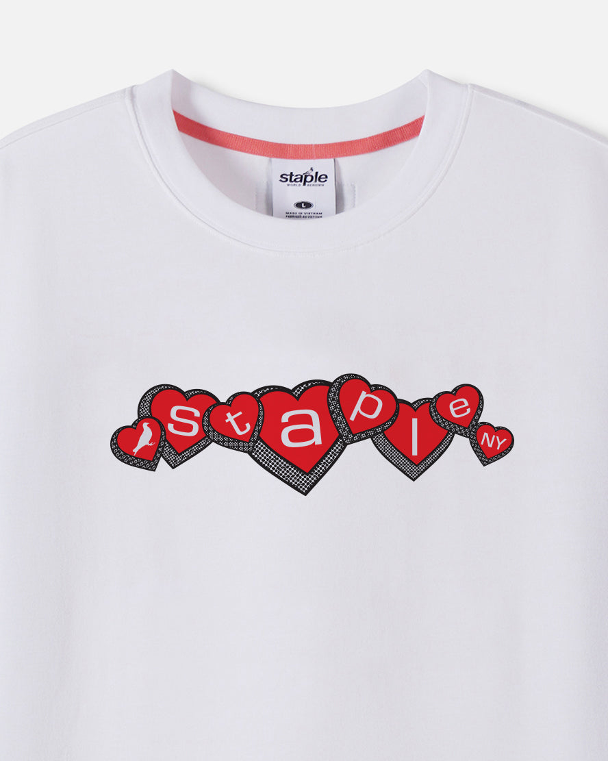 Hearts Tee - SS Tee | Staple Pigeon