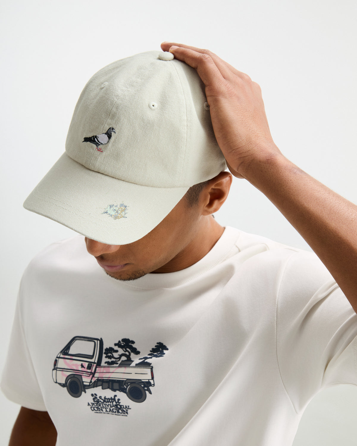 Pigeon Logo Washed Cap - Baseball Cap | Staple Pigeon