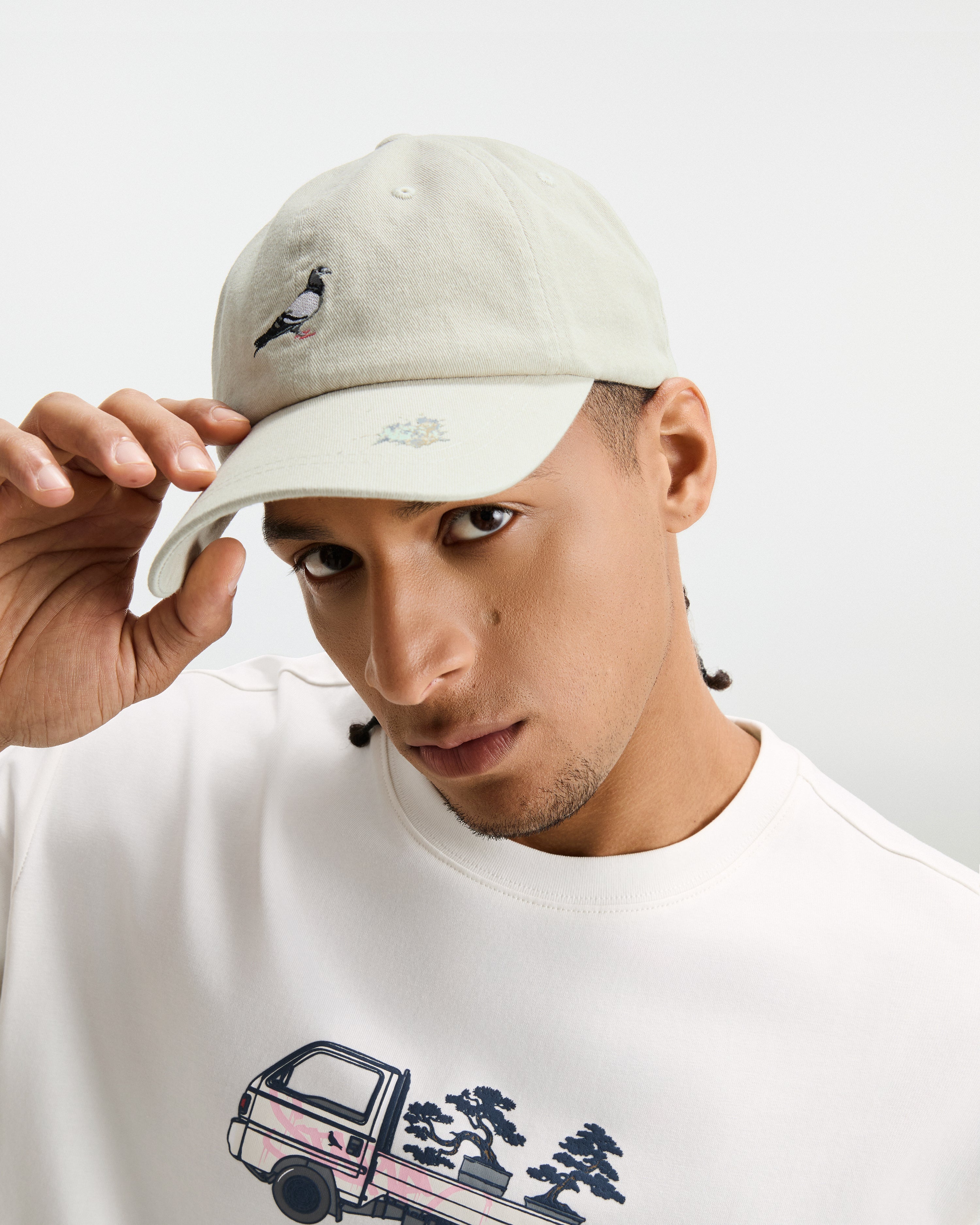 Pigeon Logo Washed Cap - Baseball Cap | Staple Pigeon
