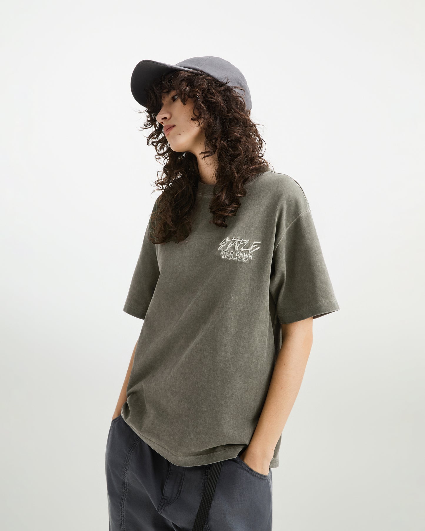Evergreen Washed Tee - SS Tee | Staple Pigeon