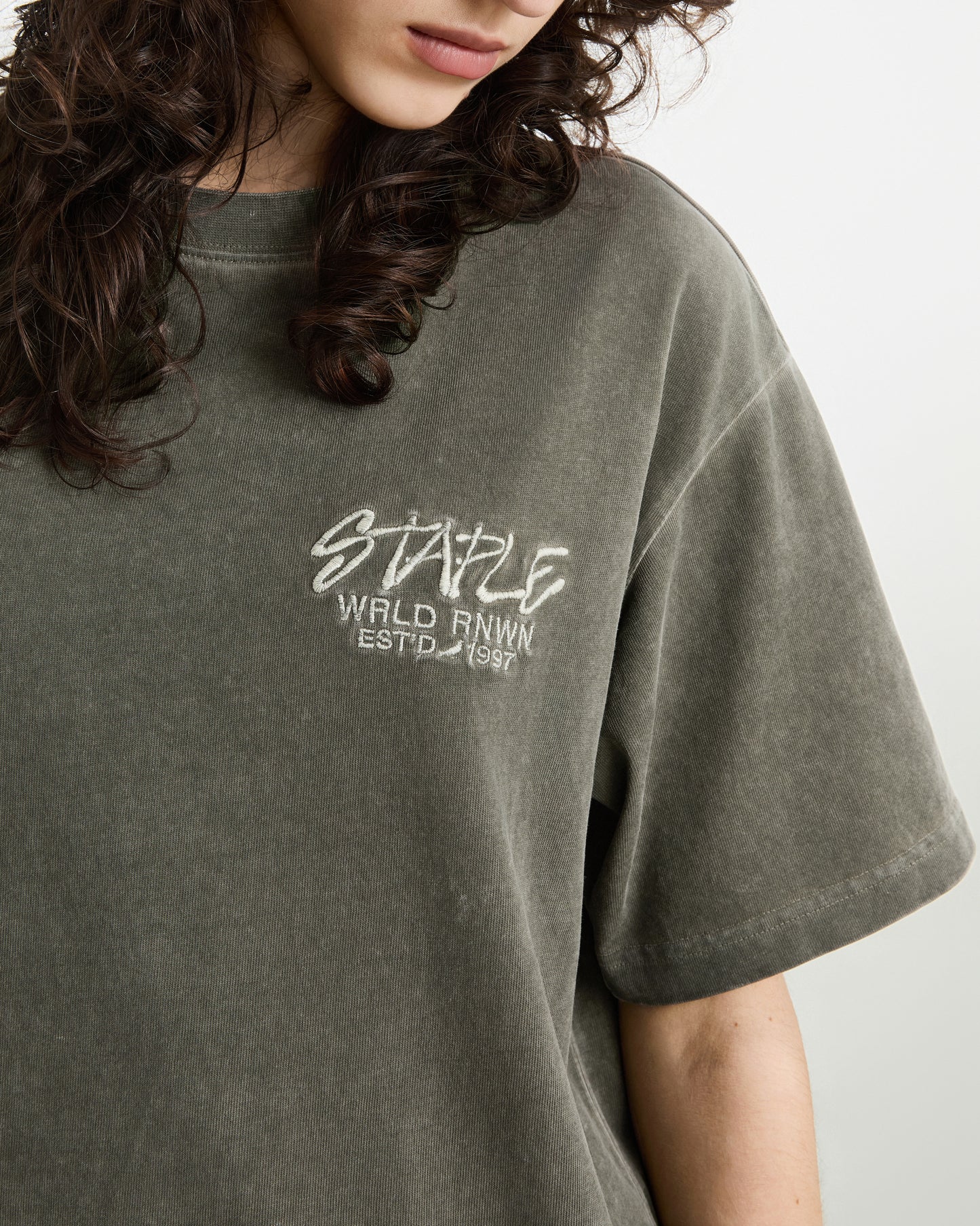 Evergreen Washed Tee - SS Tee | Staple Pigeon