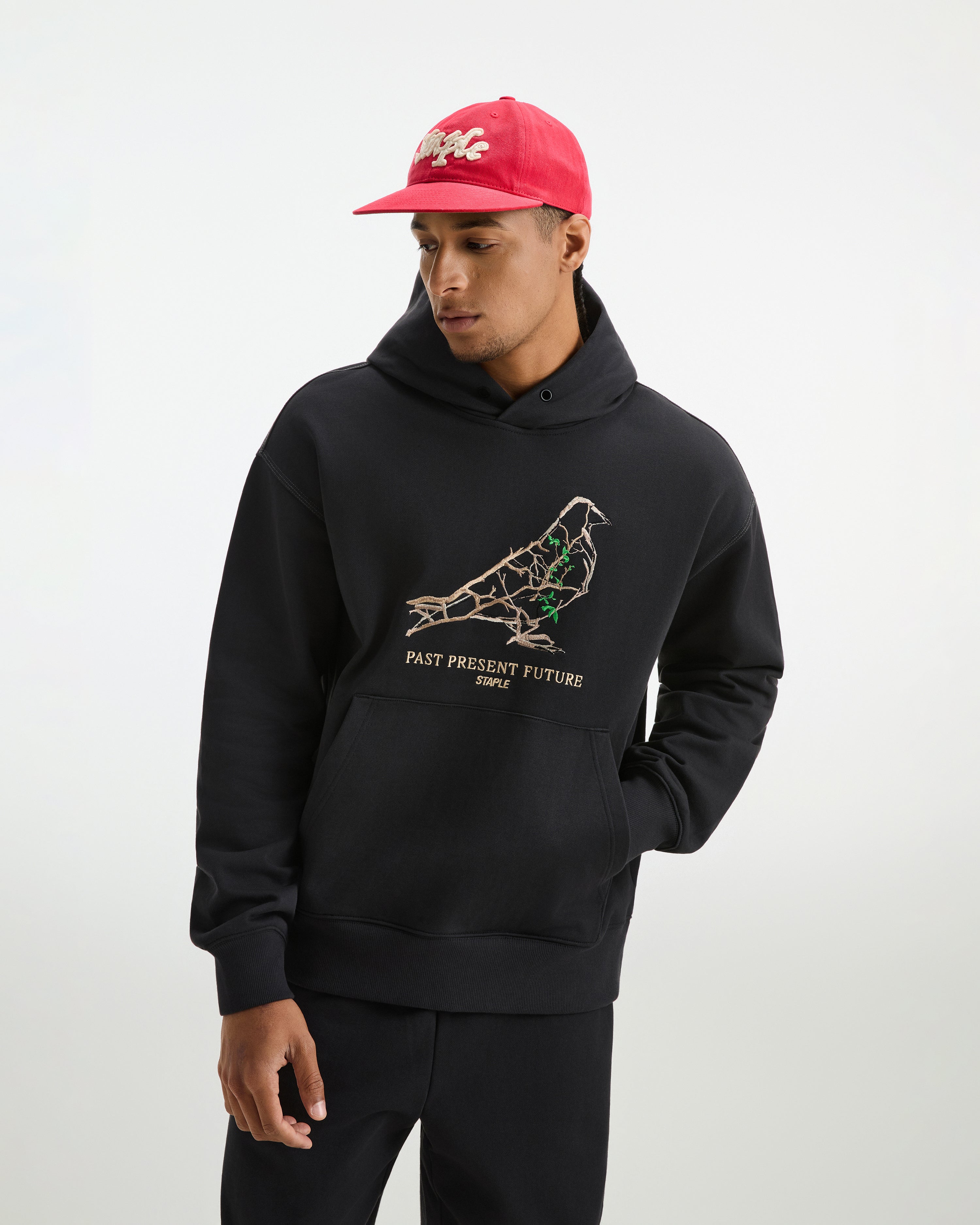 Foliage Pigeon Hoodie - LS Hoodie | Staple Pigeon