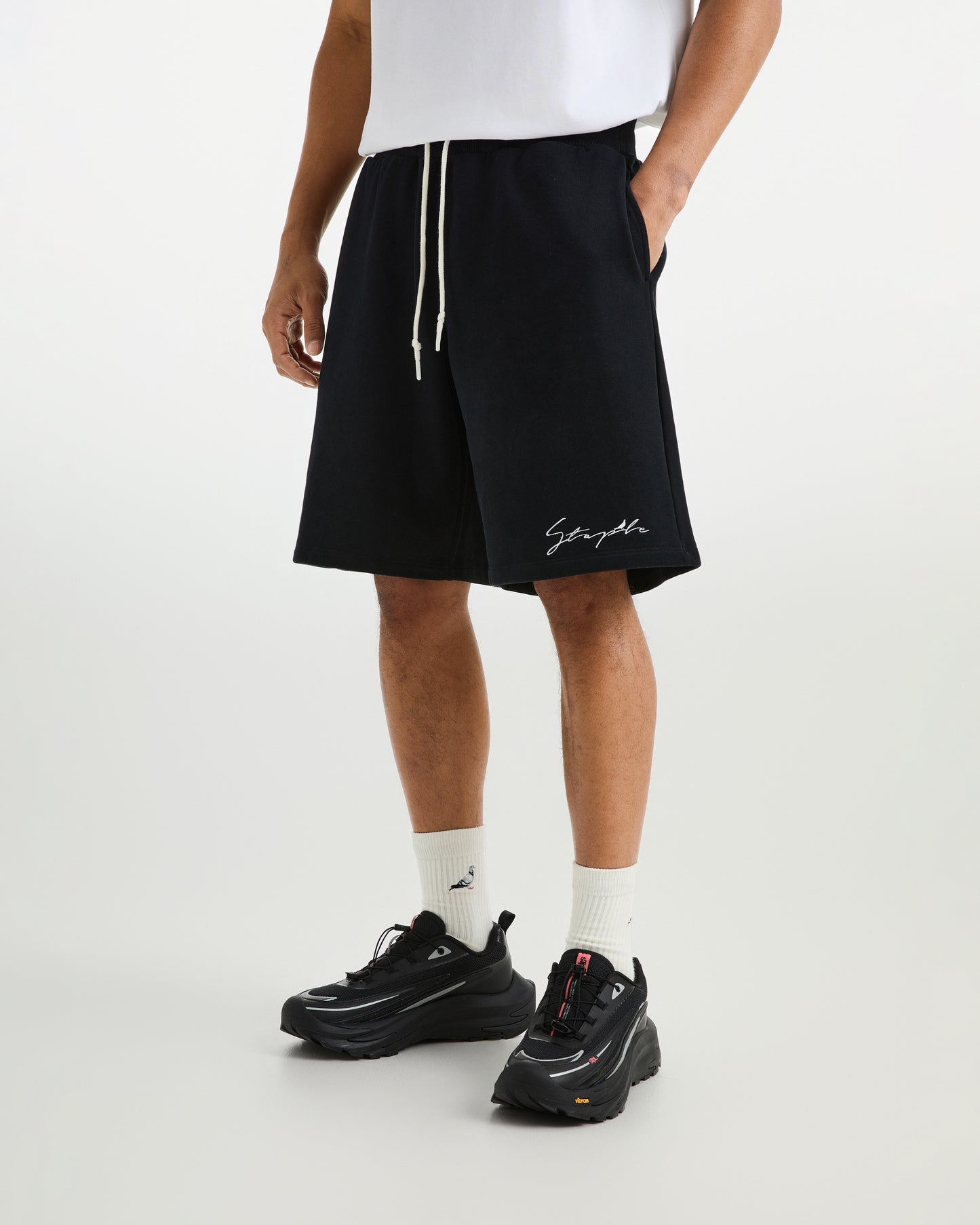 Script Sweatshort - Knit Short | Staple Pigeon