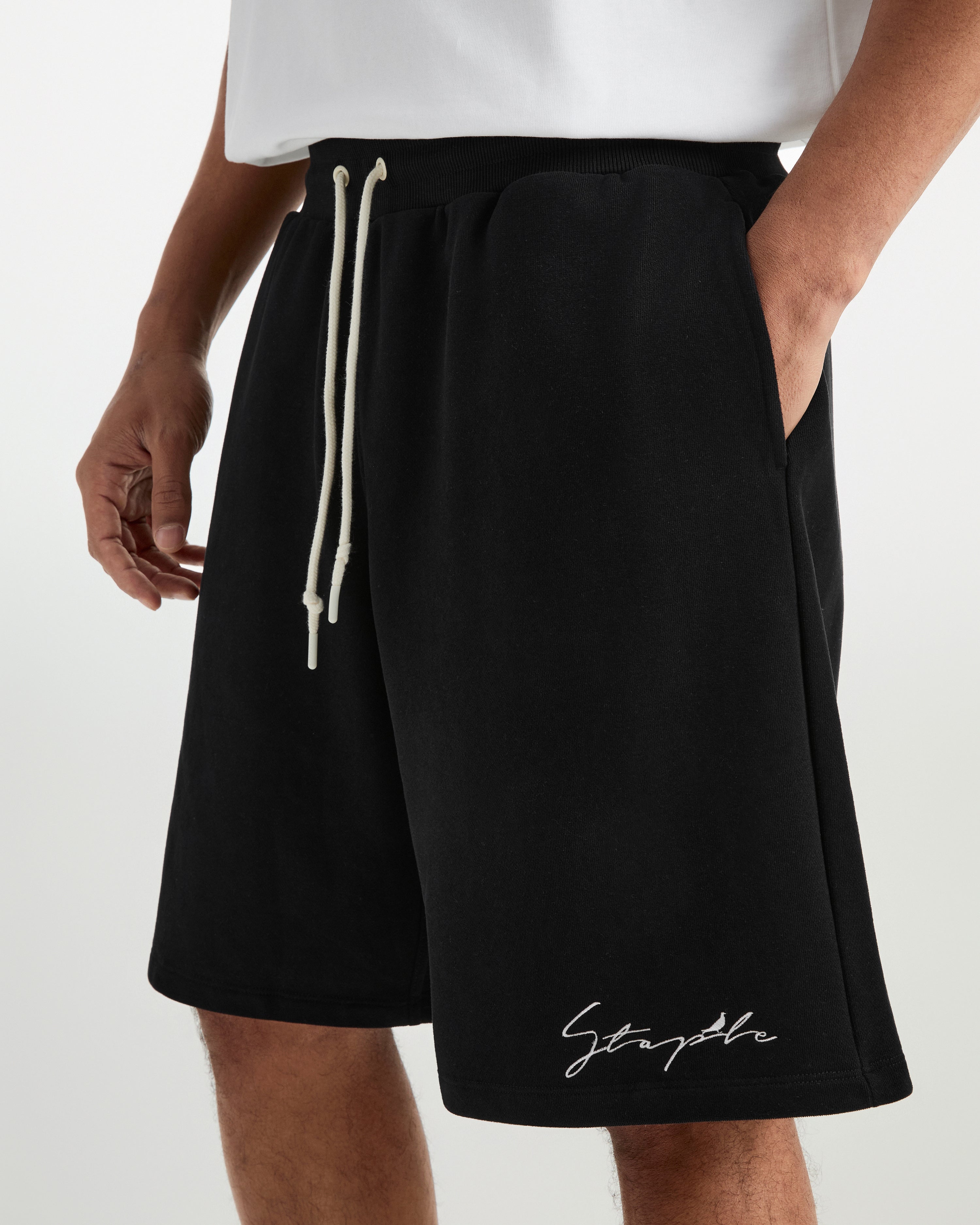 Script Sweatshort - Knit Short | Staple Pigeon