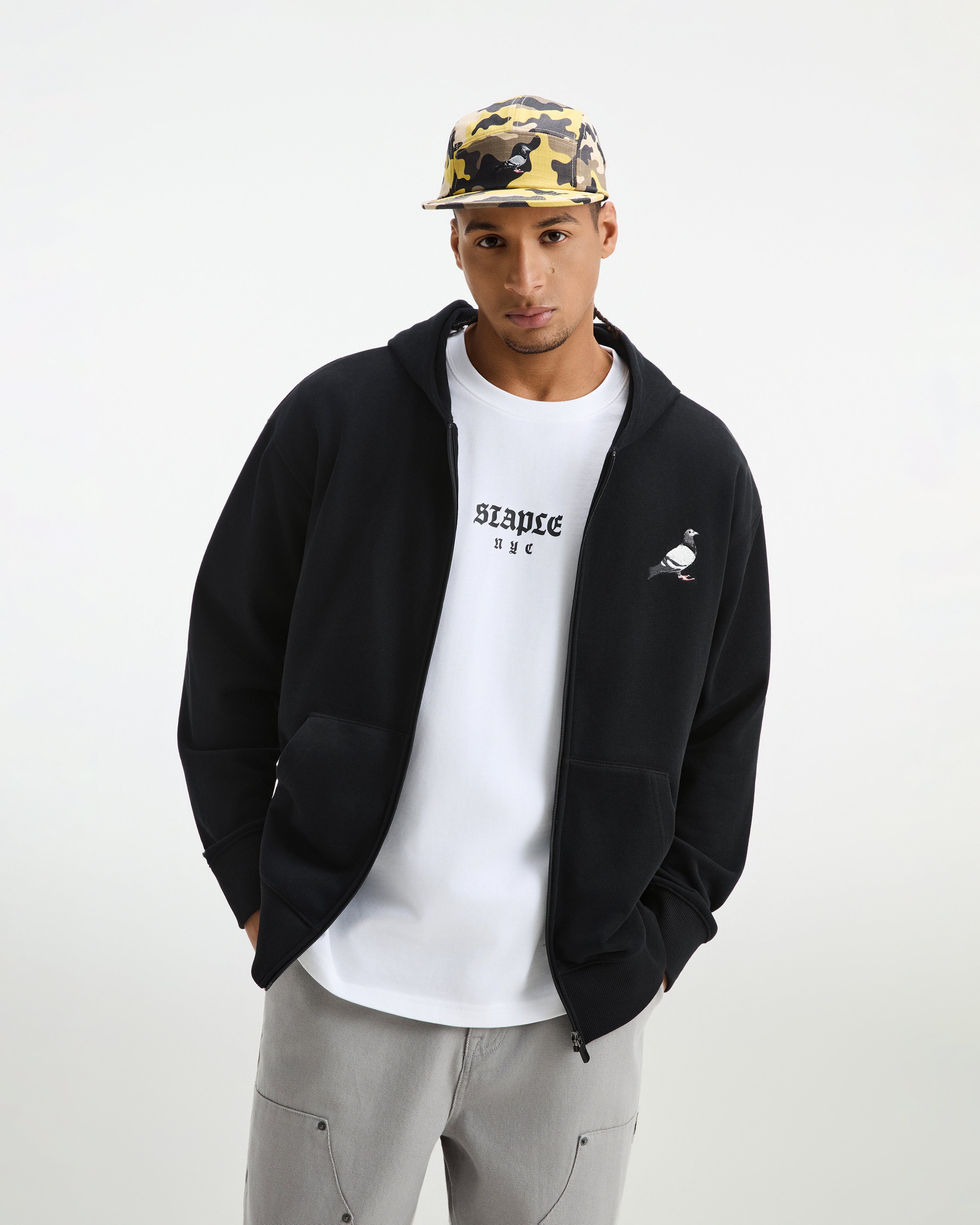 Pigeon Zip Up Hoodie – Staple