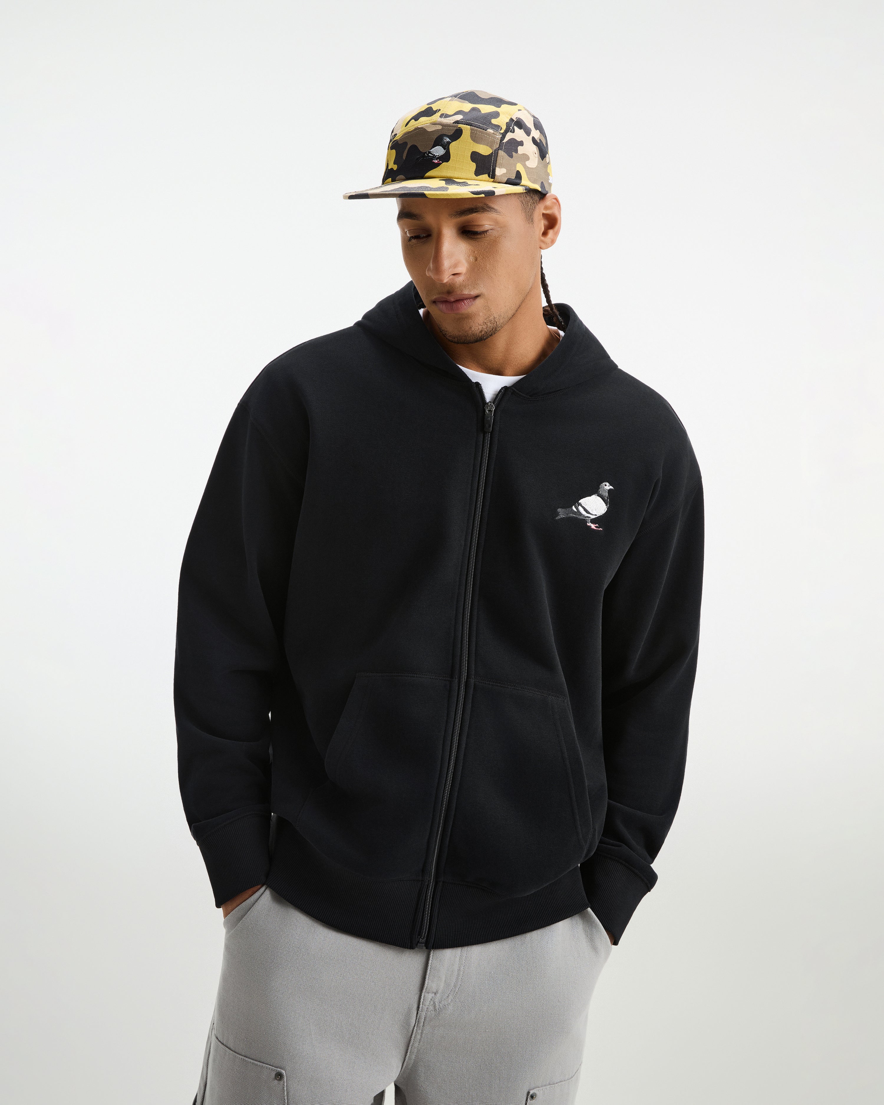 Pigeon Zip Up Hoodie - LS Hoodie | Staple Pigeon