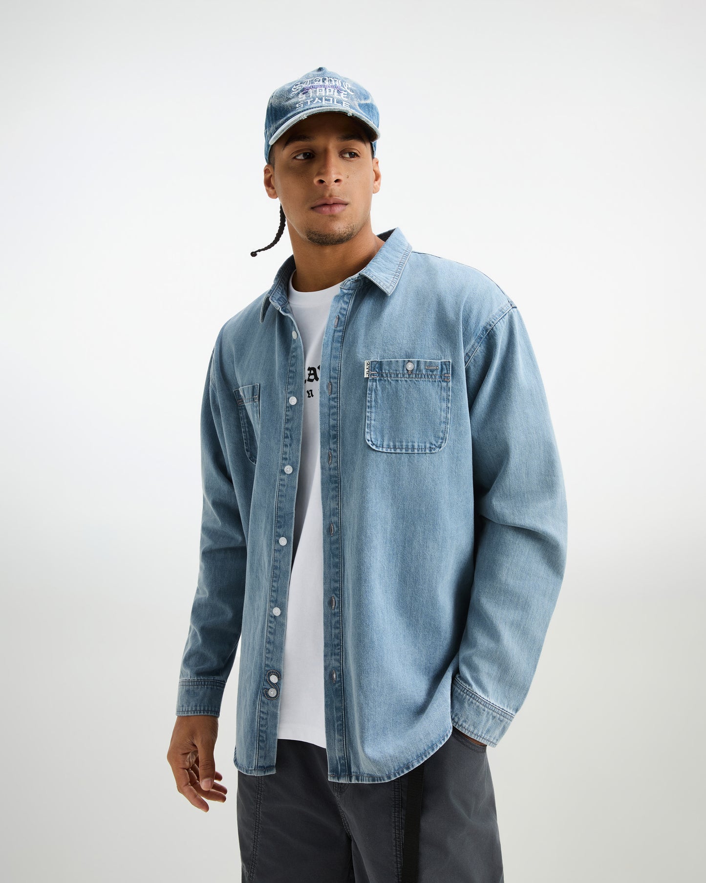 Arch Denim Shirt - LS Woven | Staple Pigeon