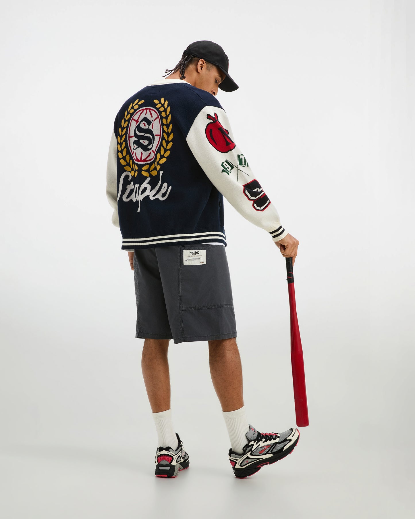 Wreath Zip Knit Sweater - Sweater | Staple Pigeon