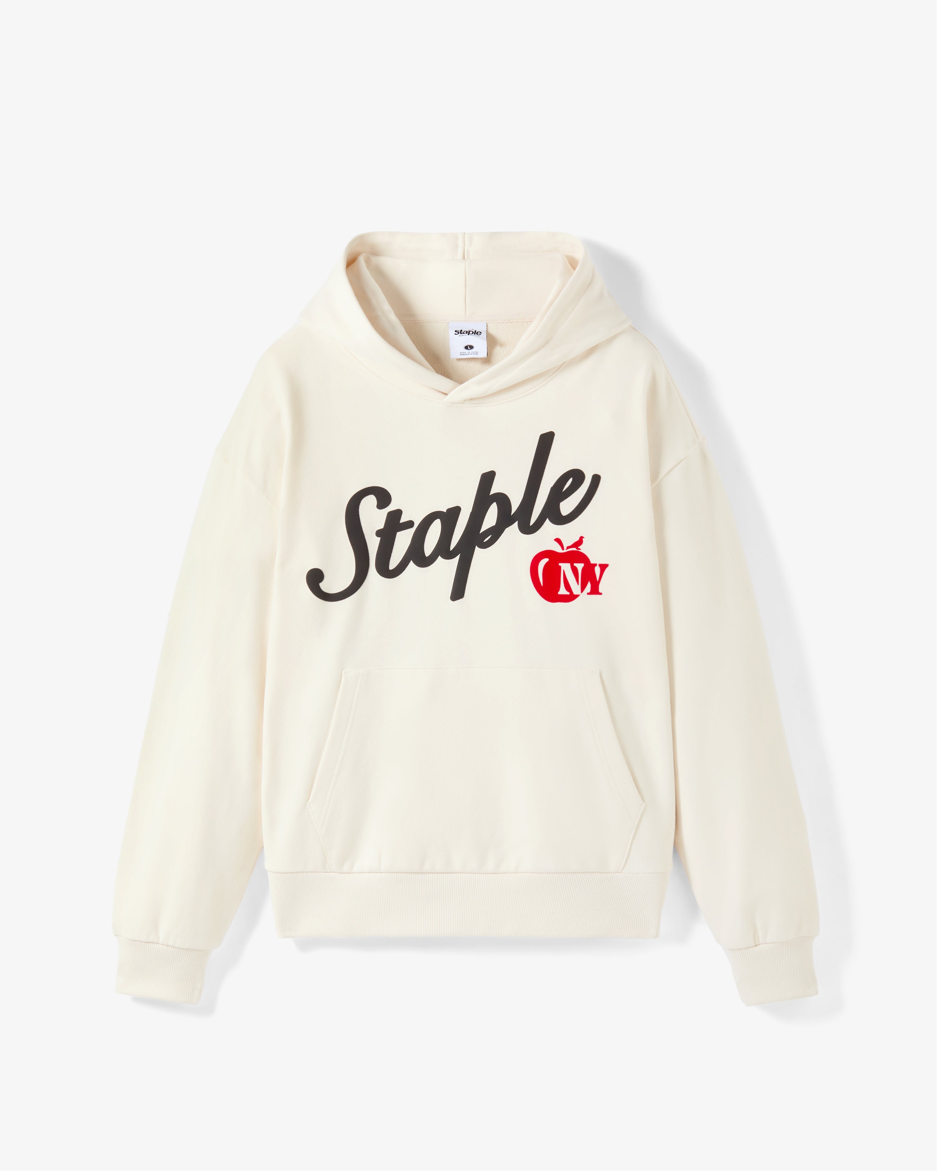Logo Apple Hoodie - LS Hoodie | Staple Pigeon