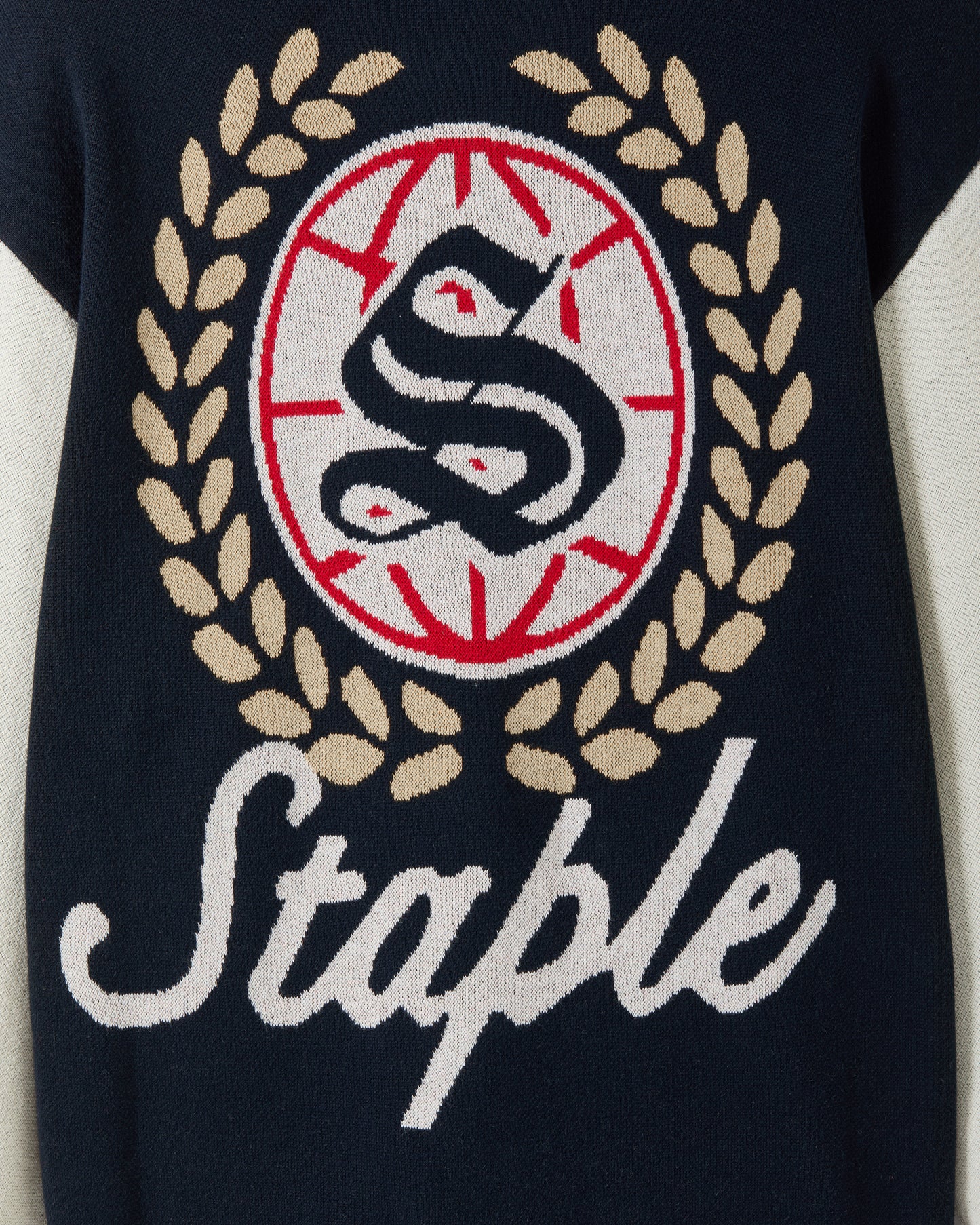 Wreath Zip Knit Sweater - Sweater | Staple Pigeon