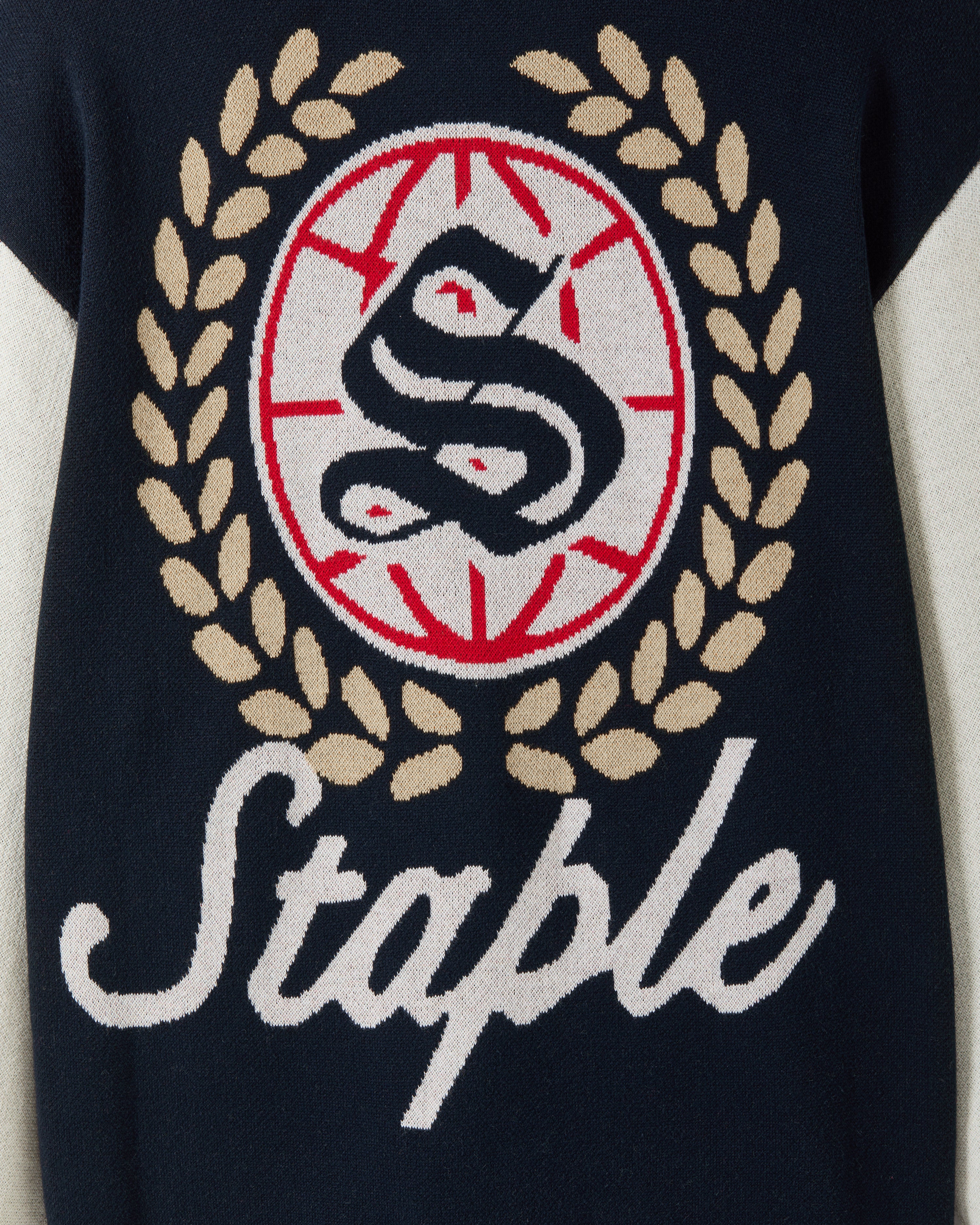 Wreath Zip Knit Sweater - Sweater | Staple Pigeon