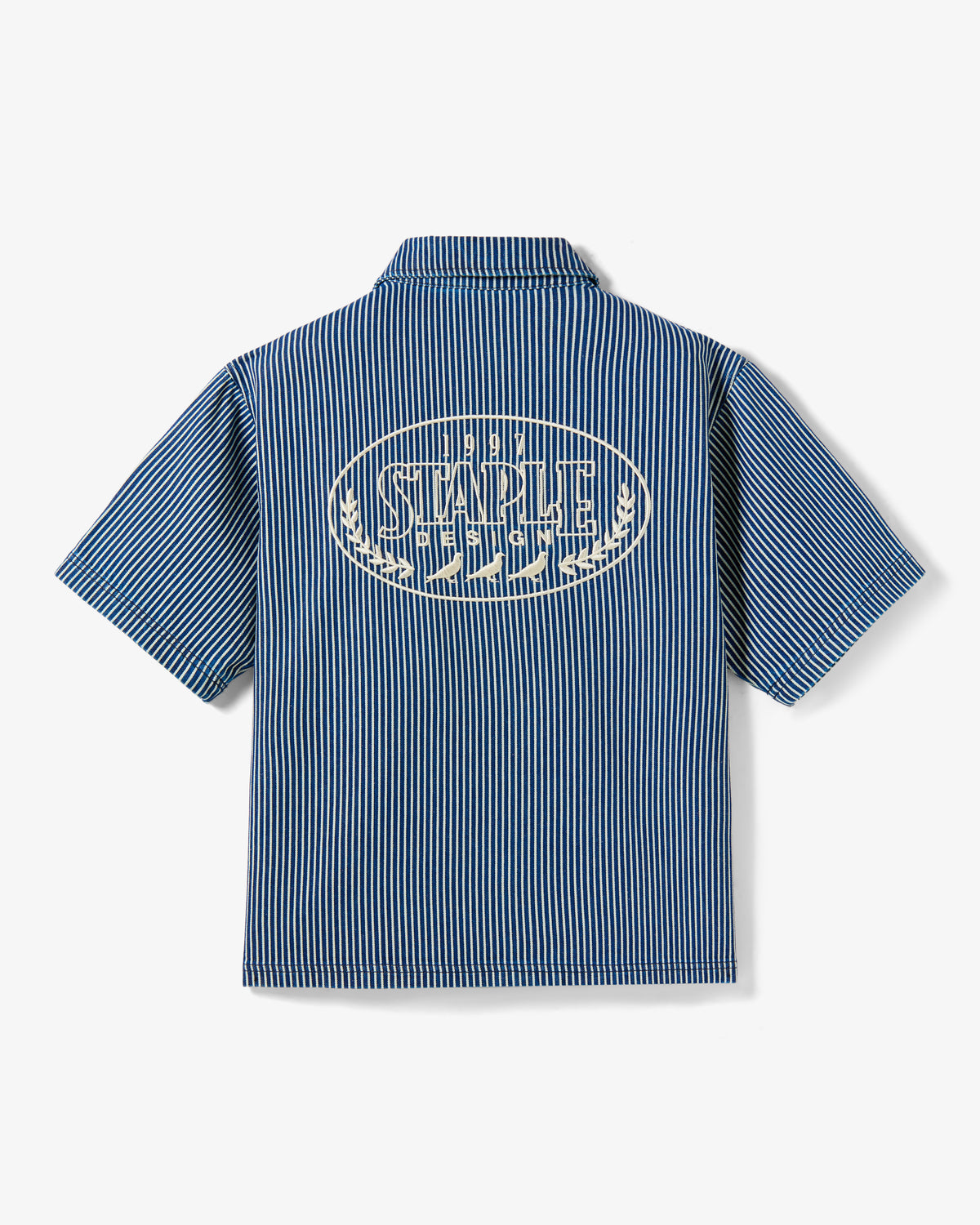 Zip Denim Work Shirt - Woven Shirt | Staple Pigeon