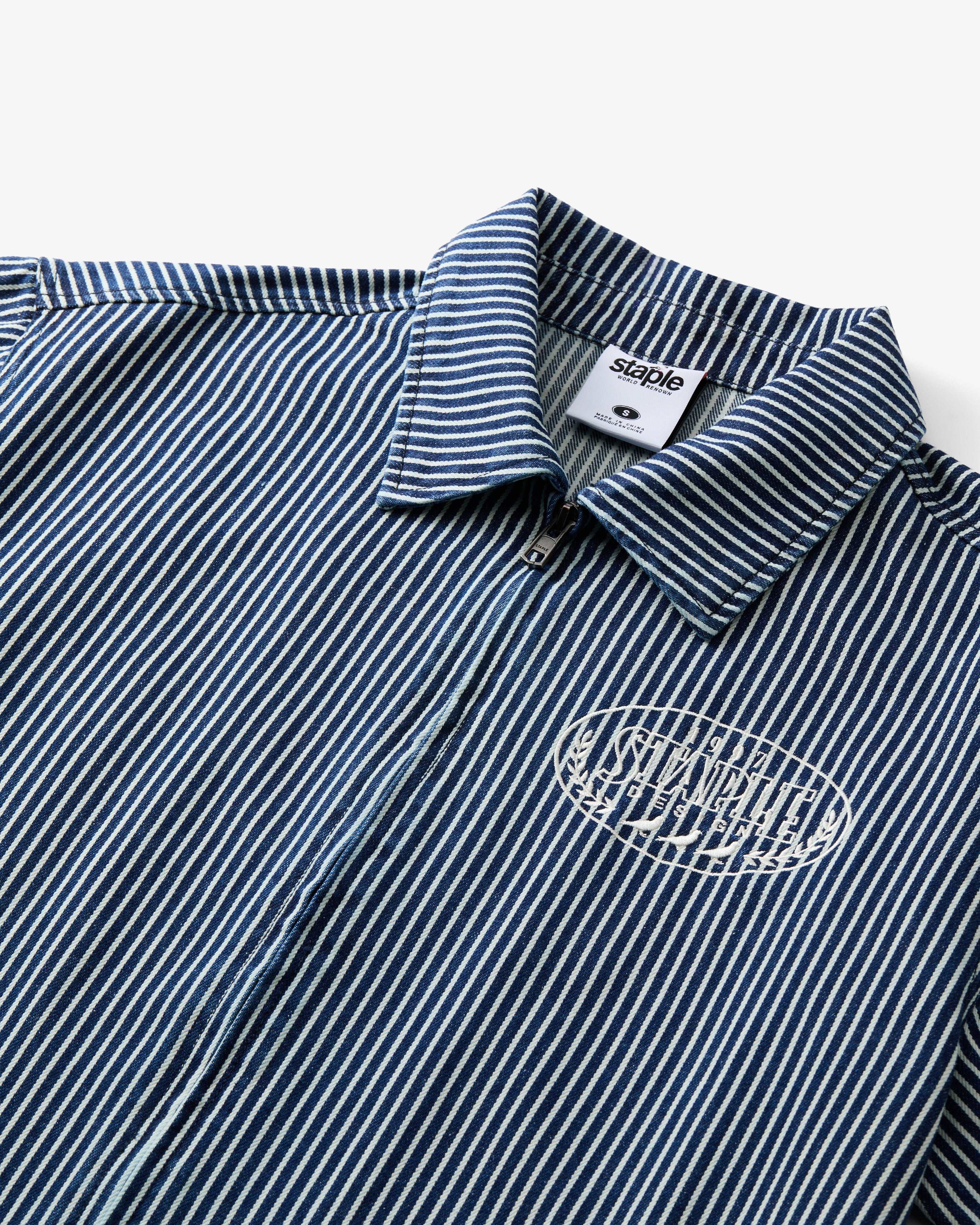 Zip Denim Work Shirt - Woven Shirt | Staple Pigeon