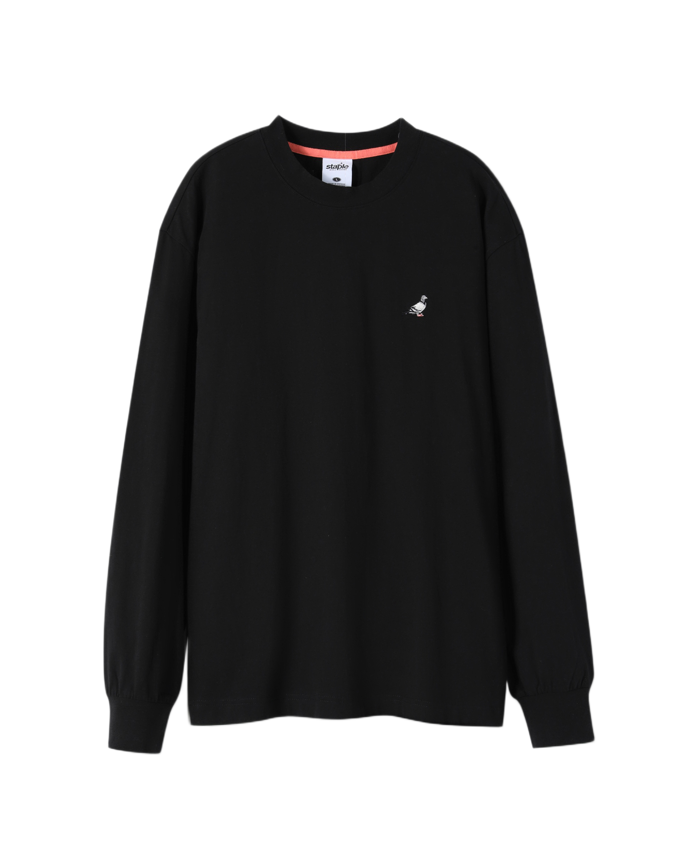 L/S Emb Pigeon Tee