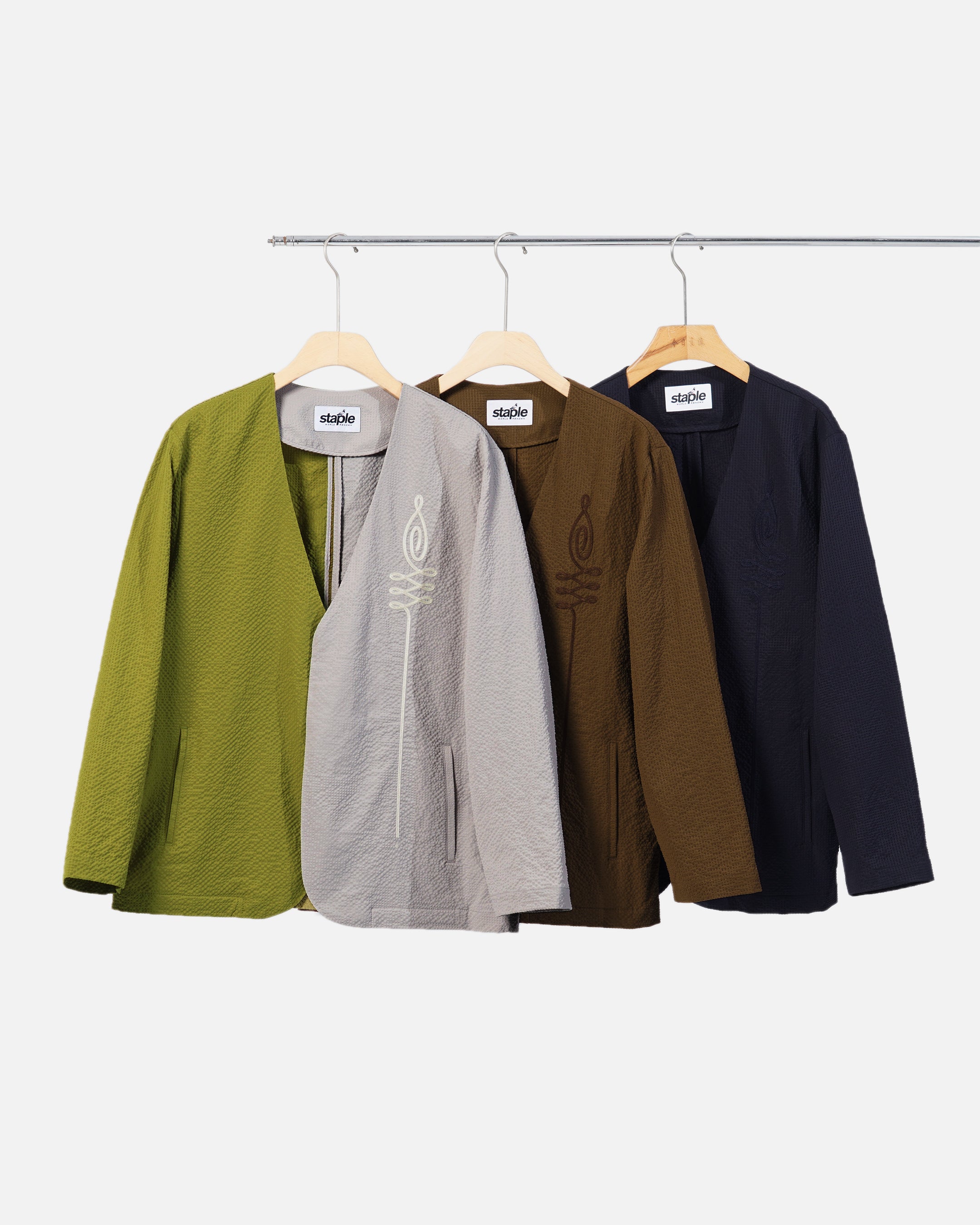 Staple Bryant Emb Cardigan