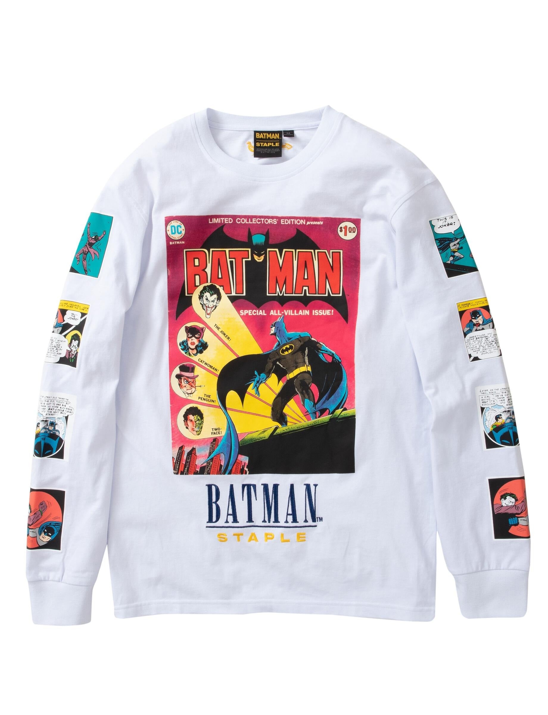 Delegation Redaktør forælder Staple x Batman Panel Long Sleeve Tee