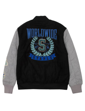 Eldridge Melton Wool Varsity Jacket - Jacket | Staple Pigeon