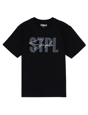Script Embroidered Tee - Tee | Staple Pigeon