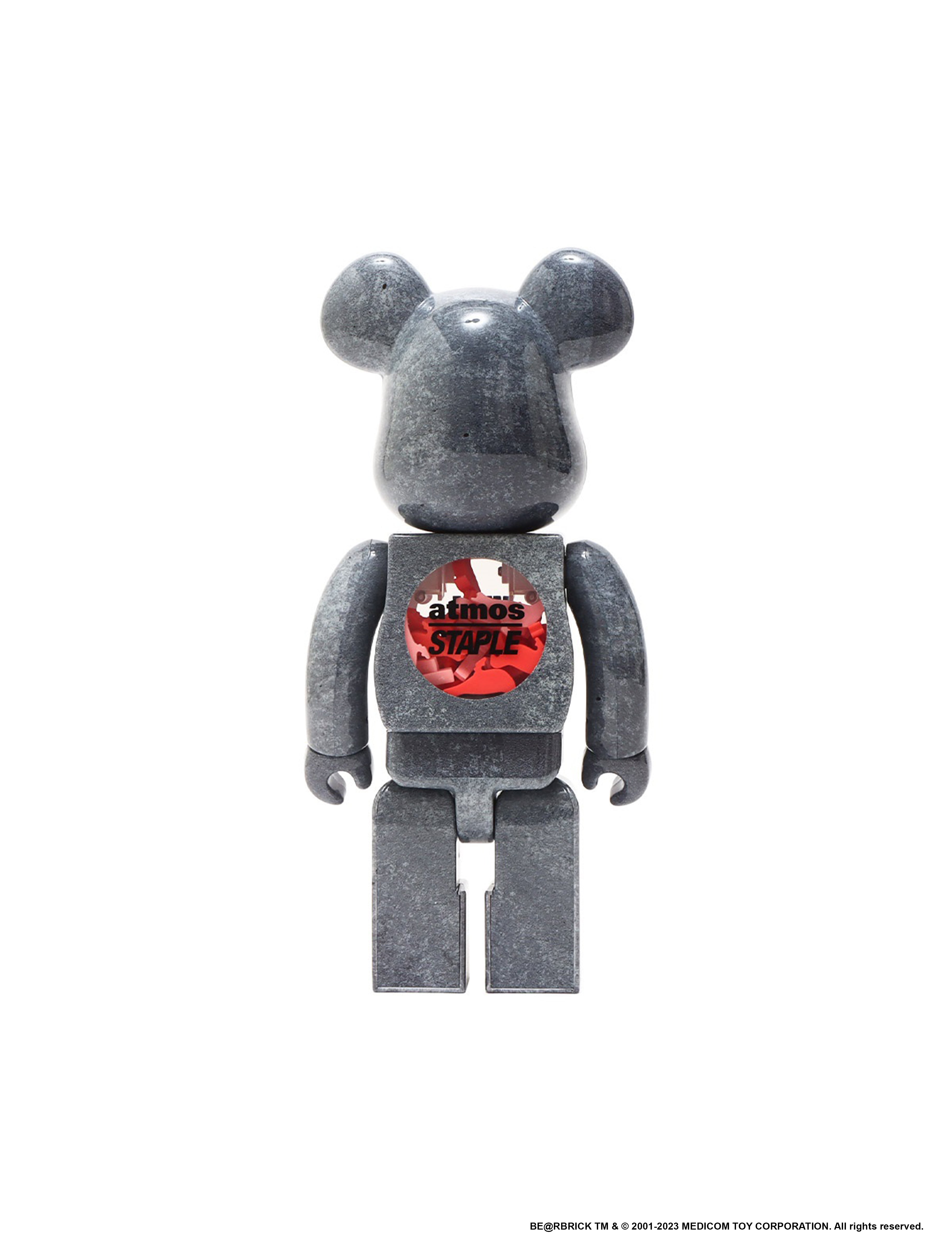 STAPLE x Atmos x Medicom Toy 400% & 100% BE@RBRICK Set 25th Anniversar