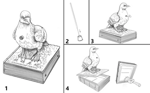 Staple x Yeenjoy Pigeon Incense Holder 25th Anniversary Edition - Incense Holder | Staple Pigeon