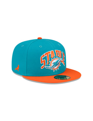 Staple x NFL x New Era 59FIFTY Cap Miami Dolphins - Hat | Staple Pigeon