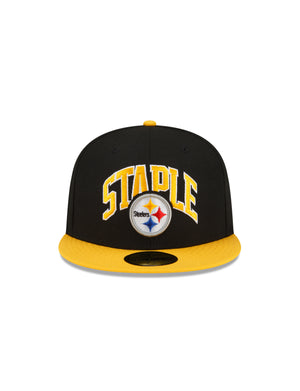 Staple x NFL x New Era 59FIFTY Cap Pittsburgh Steelers - Hat | Staple Pigeon